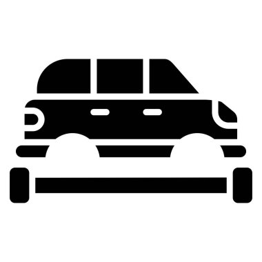 Chassis Vektör Simgesi Tasarım İllüstrasyonu