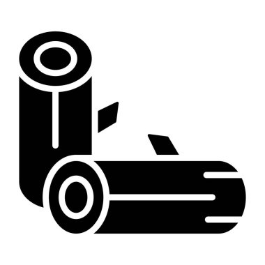 Tahta Vektör Simgesi Tasarım Çizimi