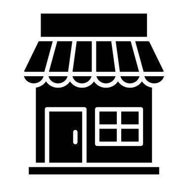 Depo Vektörü Simgesi Tasarım İllüstrasyonuName