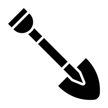 Kürek vektör ikonu tasarımı illüstrasyonu