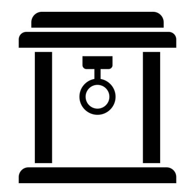 Torii Kapı Vektör Simgesi Tasarım İllüstrasyonu