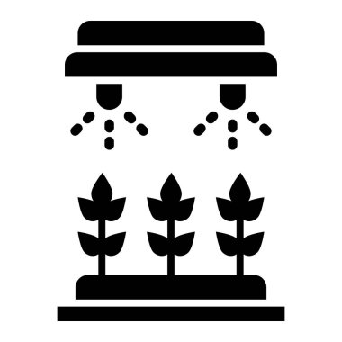 Sulama Vektörü Simgesi Tasarım İllüstrasyonu