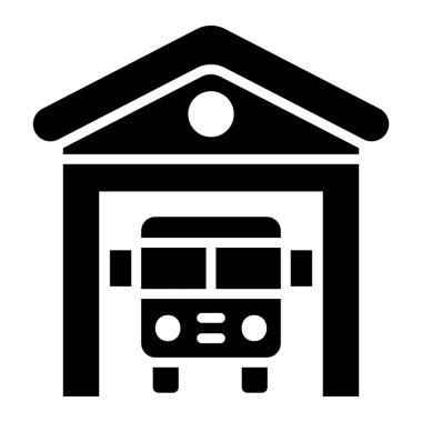 Shed Vektör Simgesi Tasarım İllüstrasyonu