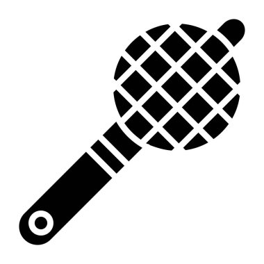 Çay Süzgeci Vektör Simgesi Tasarım İllüstrasyonu