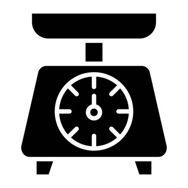 Mutfak Boyutlandırması Vektör Simgesi Tasarım İllüstrasyonu