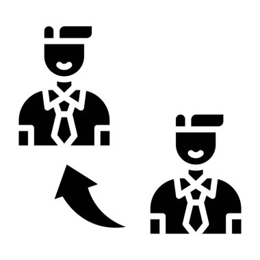 Referans Vektör Simgesi Tasarım İllüstrasyonu