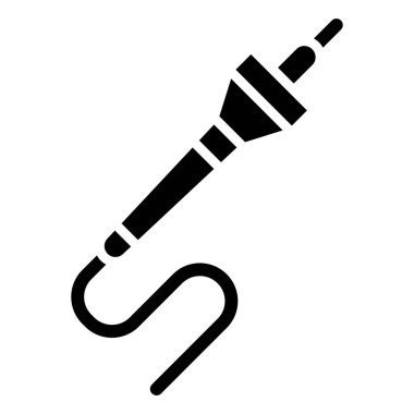 Pyrography Vektör Simgesi Tasarım İllüstrasyonu