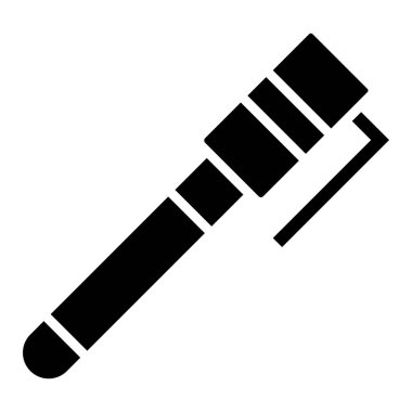 İşaretleyici Vektör Simgesi Tasarım İllüstrasyonu