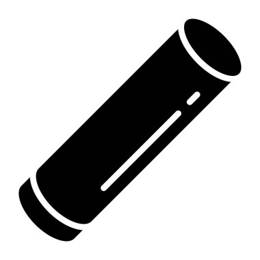 Tebeşir Vektörü Simgesi Tasarım İllüstrasyonu