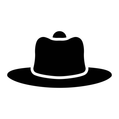 Şapka Vektörü Simgesi Tasarım İllüstrasyonu