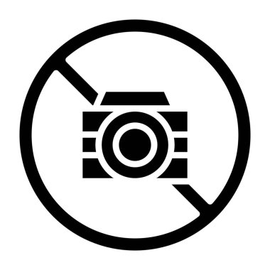 Kamera Vektörü Simgesi Tasarım İllüstrasyonu Yok