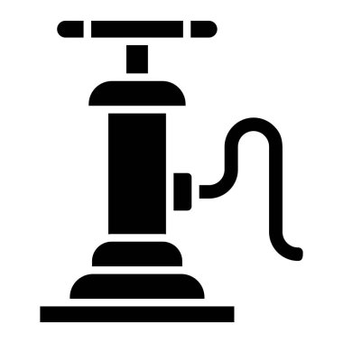 Hava pompası Vektör Simgesi Tasarım İllüstrasyonu