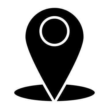 Pin Vektör Simgesi Tasarım Çizimi