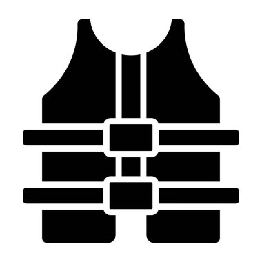 Can yeleği Vektör Simgesi Tasarım İllüstrasyonu