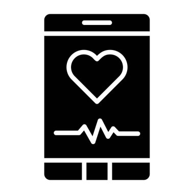 Telefon Vektörü Simgesi Tasarım İllüstrasyonu