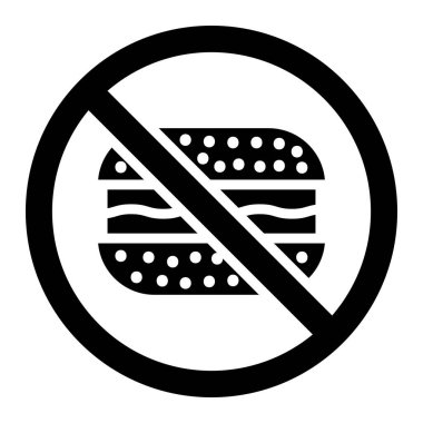 Gıda Vektörü Simgesi Tasarımı Çizimi Yok