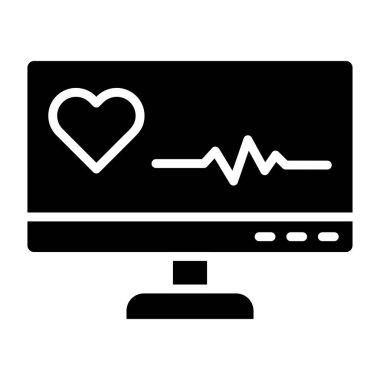 Masaüstü Vektör Simgesi Tasarım İllüstrasyonu