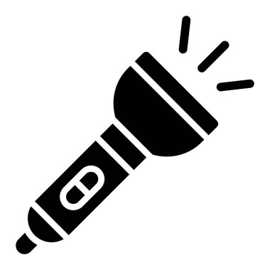 El feneri Vektörü Simgesi Tasarım Çizimi