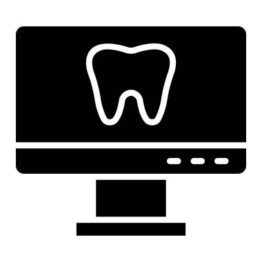 Masaüstü Vektör Simgesi Tasarım İllüstrasyonu