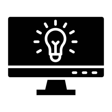 Fikir Vektörü Simgesi Tasarım İllüstrasyonu