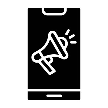 Eylem Vektörü Simgesi Tasarım Çizimine Çağrı