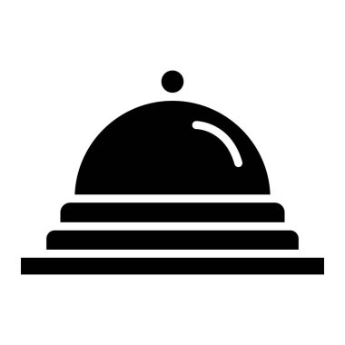 Gıda Tepsisi Vektör Simgesi Tasarım İllüstrasyonu