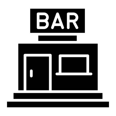 Çubuk Vektör Simgesi Tasarım İllüstrasyonu