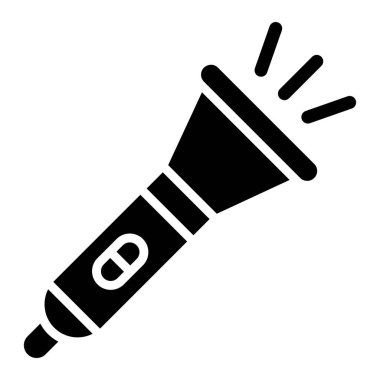 El feneri Vektörü Simgesi Tasarım Çizimi