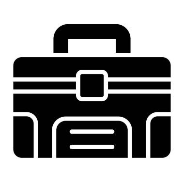 Çanta Vektör Simgesi Tasarım İllüstrasyonu