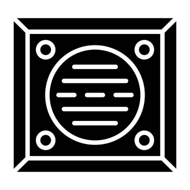 Boşaltma Vektörü Simgesi Tasarım İllüstrasyonu