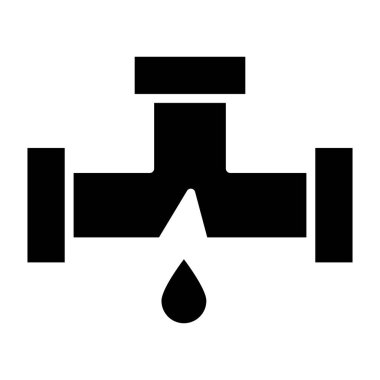 Hasar Boru Vektörü Simgesi Tasarım ResmiComment