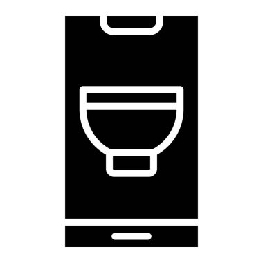 Mobil tarif Vektör Simgesi Tasarım İllüstrasyonu