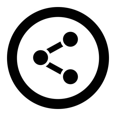 Bağlantı Vektörü Simgesi Tasarım İllüstrasyonunu Paylaş