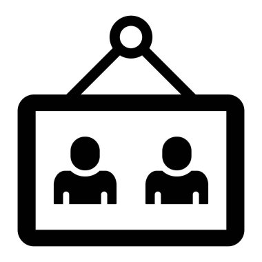 Peyzaj Vektörü Simgesi Tasarım İllüstrasyonu