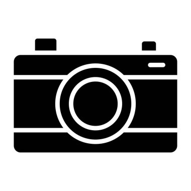 Dijital kamera Vektör Simgesi Tasarım İllüstrasyonu