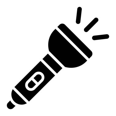 El feneri Vektörü Simgesi Tasarım Çizimi