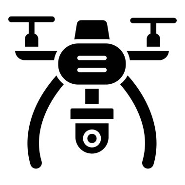 Drone Vektör Simgesi Tasarım İllüstrasyonu