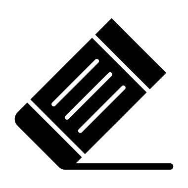 Silgi Vektörü Simgesi Tasarım İllüstrasyonu