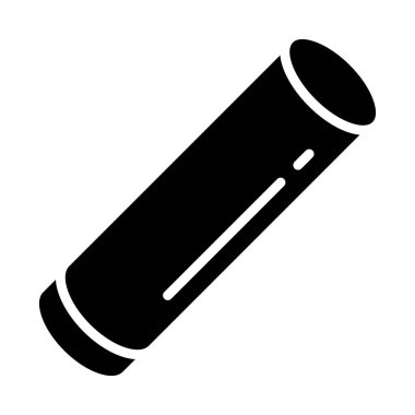 Tebeşir Vektörü Simgesi Tasarım İllüstrasyonu