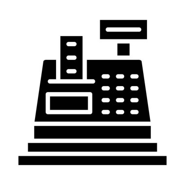 Para sayacı Vektör Simgesi Tasarım İllüstrasyonu