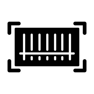Ürün Kod Vektörü Simge Tasarımı İllüstrasyonu