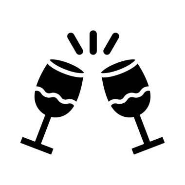 İçecek Vektörü Simgesi Tasarım İllüstrasyonu