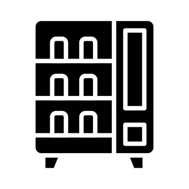 Satış Makinesi Vektör Simgesi Tasarım İllüstrasyonu