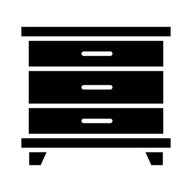 Kabine Vektörü Simgesi Tasarım İllüstrasyonu