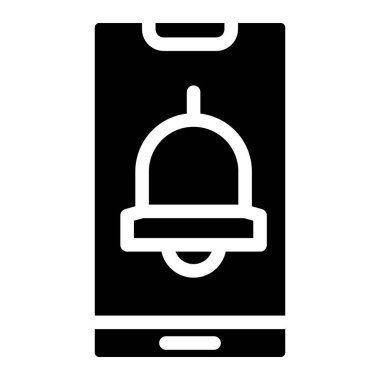 Akıllı Telefon Vektör Simgesi Tasarım İllüstrasyonu