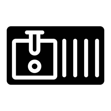 Mutfak Lavabo Vektörü Simgesi Tasarımı Çizimi