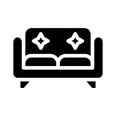 Koltuk Vektörü Simgesi Tasarım İllüstrasyonu