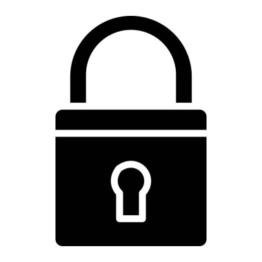 Padlock Vector Icon Design Illustration