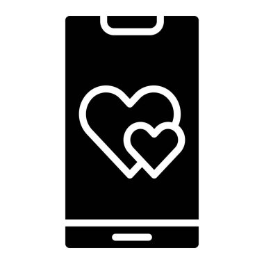 Akıllı Telefon Vektör Simgesi Tasarım İllüstrasyonu