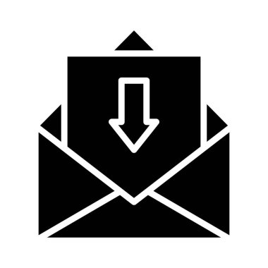 Arşiv Vektörü Simgesi Tasarım İllüstrasyonu